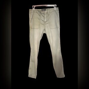 J Crew Skinny Cargo Pale Green Size 26